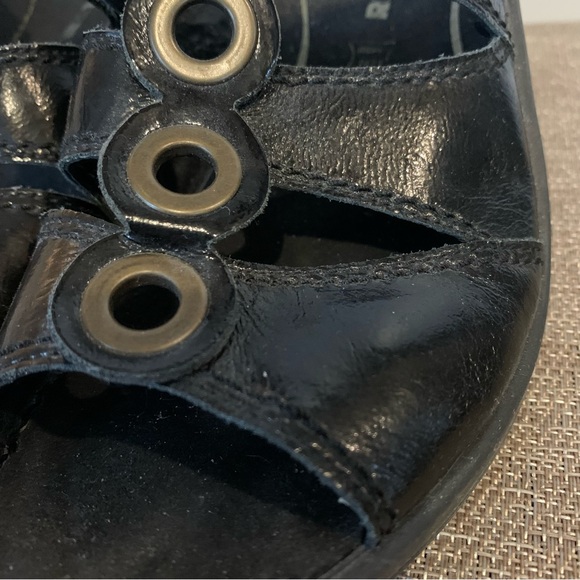 Black Romika Heeled Sandals - Picture 3 of 8